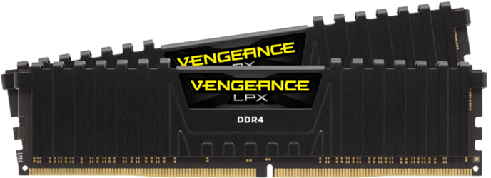 Corsair 16GB (2x8GB) DDR4 3000MHz CL16 Vengeance LPX Svart