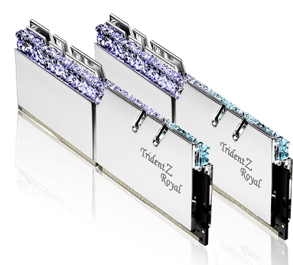 G.Skill 32GB (2x16GB) DDR4 3200MHz CL14 Trident Z Royal RGB Silver