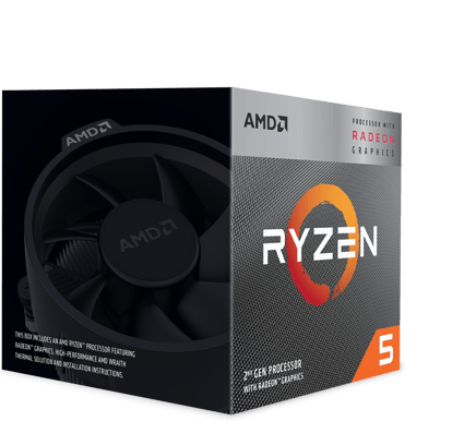 AMD Ryzen 5 3400G 3.7 GHz 6MB