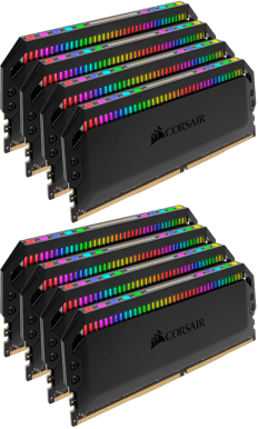 Corsair 128GB (8x16GB) DDR4 3000MHz CL15 Dominator Platinum RGB