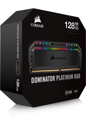Corsair 128GB (8x16GB) DDR4 3000MHz CL15 Dominator Platinum RGB