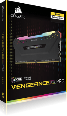 Corsair 32GB (4x8GB) DDR4 3200MHz CL16 Vengeance RGB PRO AMD