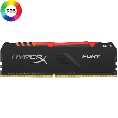 HyperX 8GB (1x8GB) DDR4 3000MHz CL15 Fury RGB