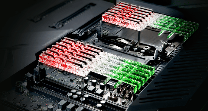 G.Skill 32GB (4x8GB) DDR4 3600MHz CL16 Trident Z Royal RGB Silver
