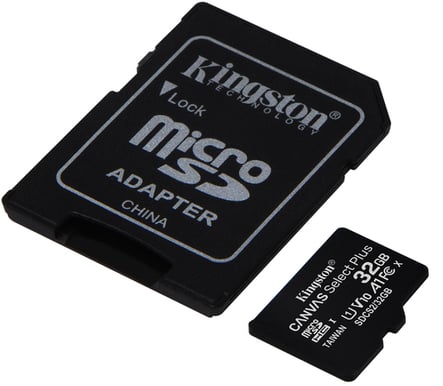 Kingston microSD 32GB Canvas Select Plus