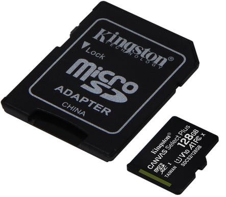 Kingston microSD 128GB Canvas Select Plus