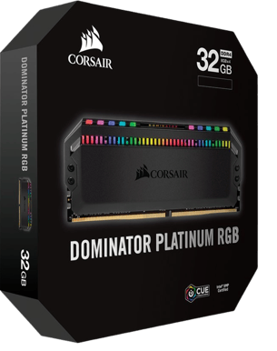 Corsair 64GB (4x16GB) DDR4 3600MHz CL18 Dominator Platinum RGB