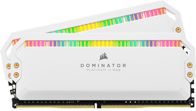 Corsair 16GB (2x8GB) DDR4 3200MHz CL16 Dominator Platinum RGB Vit AMD