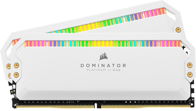 Corsair 32GB (2x16GB) DDR4 4000MHz CL19 Dominator Platinum RGB Vit