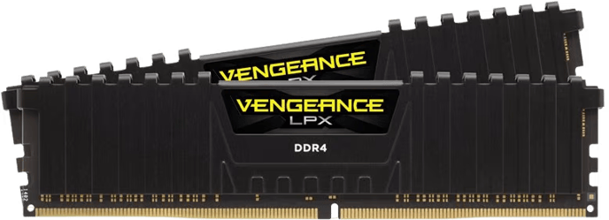 Corsair 32GB (2x16GB) DDR4 4133MHz CL19 Vengeance LPX Svart