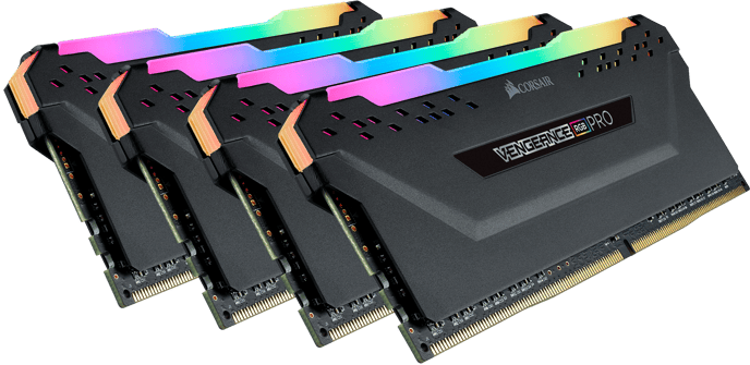 Corsair 128GB (4x32GB) DDR4 3200MHz CL16 Vengeance RGB PRO AMD