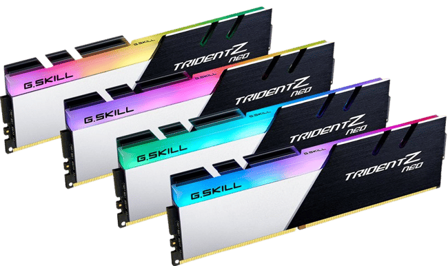 G.Skill 64GB (4x16GB) DDR4 3600MHz CL14 Trident Z Neo RGB