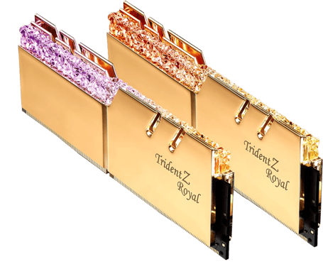 G.Skill 32GB (2x16GB) DDR4 3600MHz CL14 Trident Z Royal Guld RGB