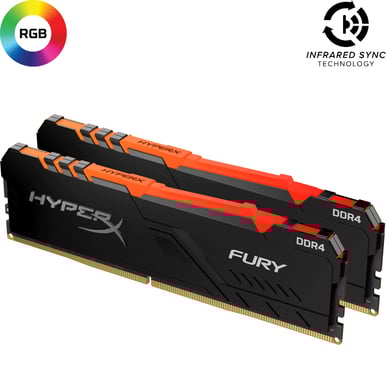 Kingston 32GB (2x16GB) DDR4 3600MHz CL18 FURY RGB