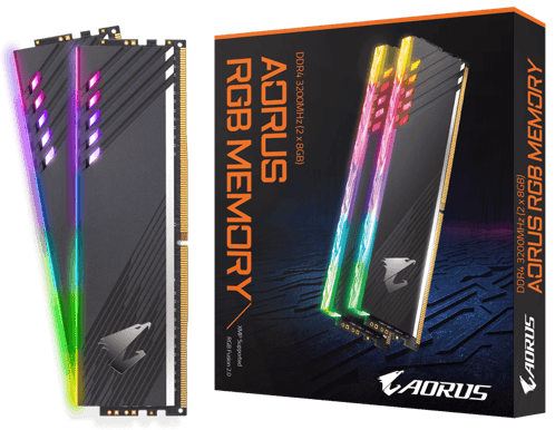 Gigabyte AORUS 16GB (2x8GB) DDR4 3200MHz CL16 RGB