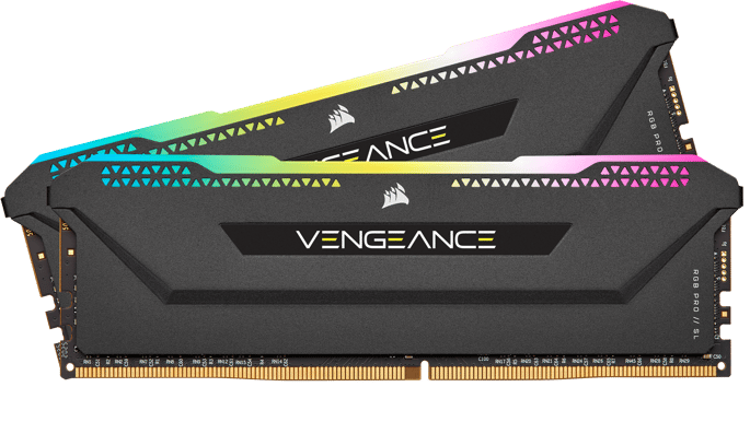 Corsair 16GB (2x8GB) DDR4 3600MHz CL18 Vengeance RGB PRO SL Svart AMD