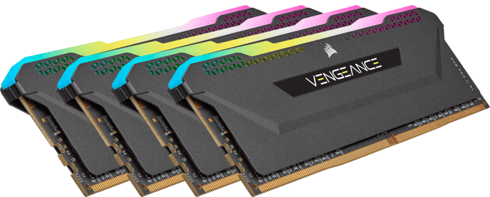 Corsair 32GB (4x8GB) DDR4 3200MHz CL16 Vengeance RGB PRO SL Svart