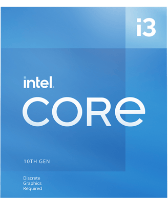 Intel Core i3 10105F 3.7 GHz, 6MB