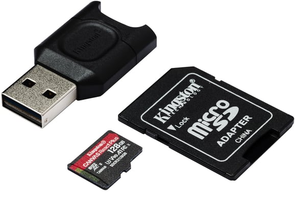 Kingston microSD 128GB Canvas React Plus