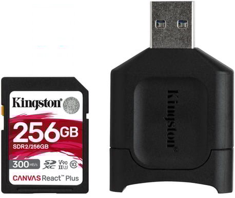Kingston SD 256GB Canvas React Plus
