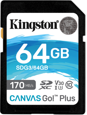 Kingston SD 64GB Canvas Go! Plus