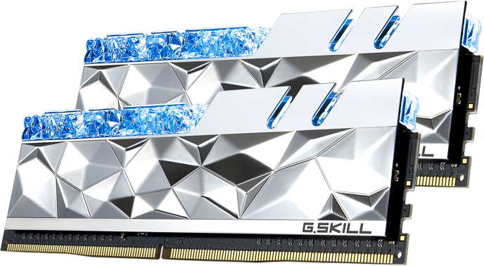 G.Skill 16GB (2x8GB) DDR4 3600MHz CL14 Trident Z Royal Elite RGB Silver