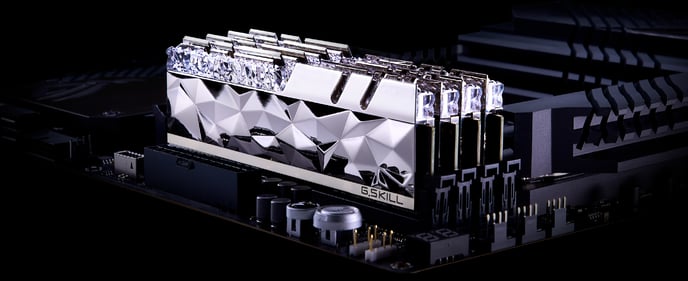 G.Skill 32GB (2x16GB) DDR4 3600MHz CL14 Trident Z Royal Elite RGB Silver