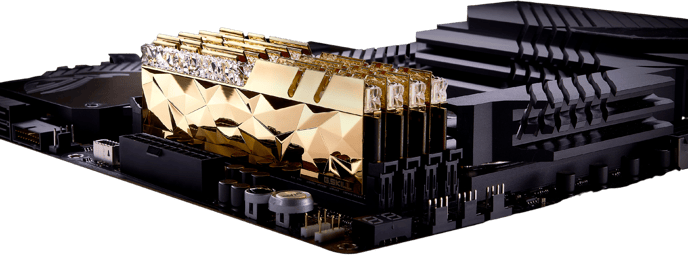 G.Skill 16GB (2x8GB) DDR4 3600MHz CL14 Trident Z Royal Elite RGB Guld