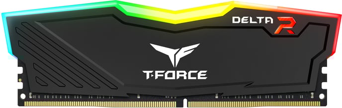 Team Group 16GB (2x8GB) 3200MHz CL16 T-Force Delta RGB Svart