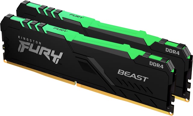 Kingston Fury 16GB (2x8GB) DDR4 3000MHz CL 15 Beast RGB