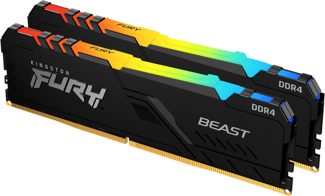 Kingston Fury 32GB (2x16GB) DDR4 3600MHz CL 18 Beast RGB