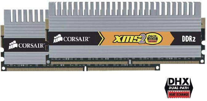 Corsair 4GB (2x2GB) CL5 800MHz XMS DHX