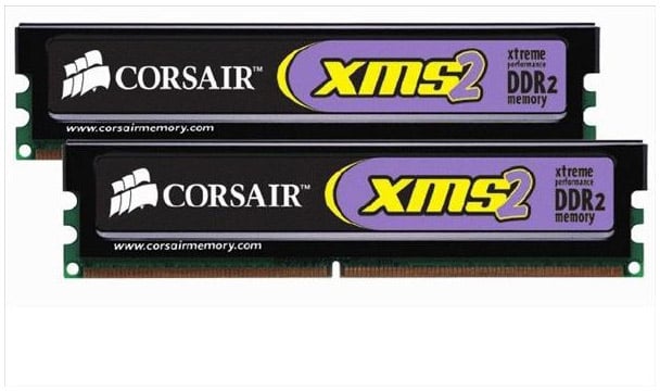 Corsair 4GB (2x2048MB) 1066MHz XMS-2 8500C5