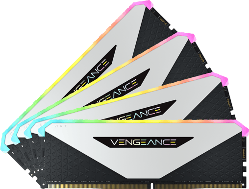 Corsair 64GB (4x16GB) DDR4 3200MHz CL16 Vengeance RGB RT Vit
