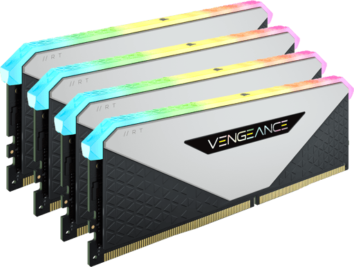 Corsair 64GB (4x16GB) DDR4 3200MHz CL16 Vengeance RGB RT Vit