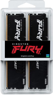 Kingston 32GB (2x16GB) DDR5 5200MHz CL40 FURY Beast