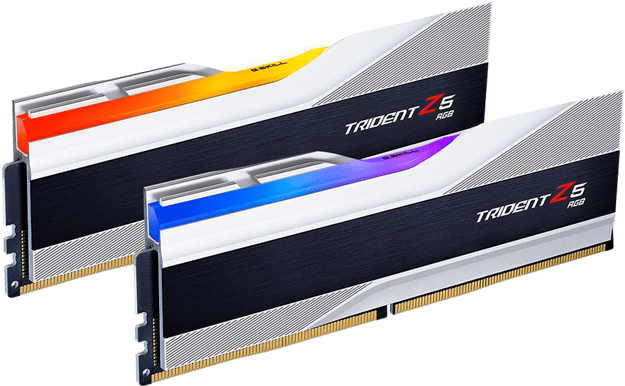 G.Skill 32GB (2x16GB) DDR5 5600MHz CL40 Trident Z5 RGB Silver