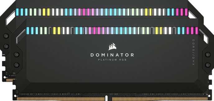 Corsair 32GB (2x16GB) DDR5 6200MHz CL36 Dominator Platinum RGB Svart