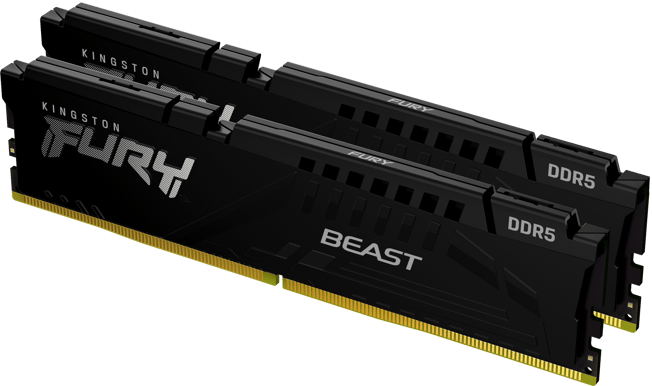Kingston 64GB (2x 32GB) DDR5 5200MHz CL40 FURY Beast