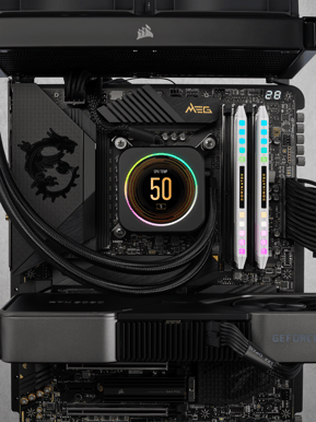 Corsair 64GB (2x32GB) DDR5 5200MHz CL40 Dominator Platinum RGB Vit