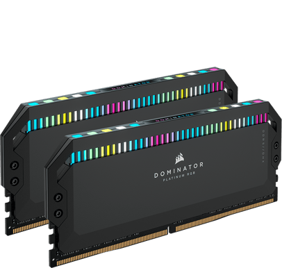 Corsair 64GB (2x32GB) DDR5 5600MHz CL40 Dominator Platinum RGB Svart