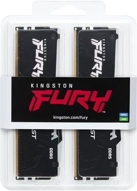 Kingston 32GB (2x16GB) DDR5 6000MHz CL40 FURY Beast RGB