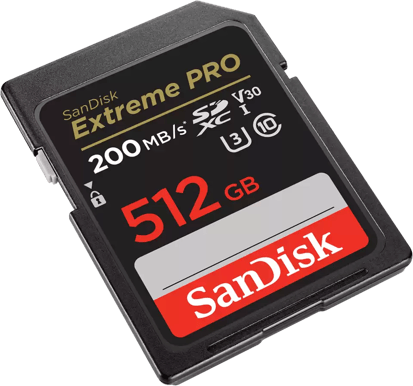 SanDisk SDXC Extreme Pro 512 GB