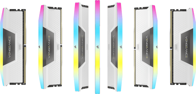 Corsair 32GB (2x16GB) DDR5 6200MHz CL36 Vengeance RGB Vit