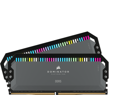 Corsair 32GB (2x16GB) DDR5 5200MHz CL40 Dominator Platinum RGB AMD EXPO