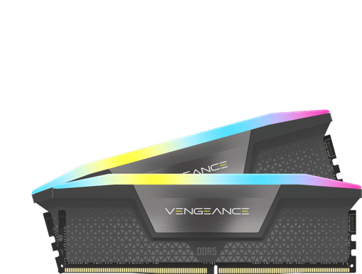 Corsair 64GB (2x32GB) DDR5 5600MHz CL36 Vengeance RGB Svart