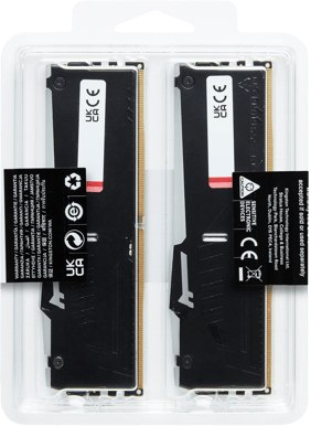 Kingston 32GB (2x16GB) DDR5 5600MHz CL36 FURY Beast RGB AMD EXPO/Intel XMP 3.0