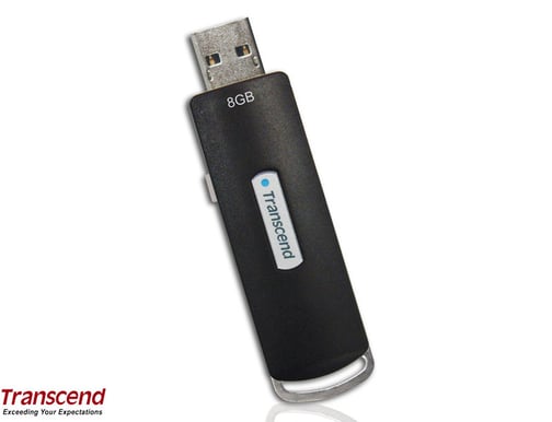 Transcend 8GB JetFlash V10 USBDisk, Black