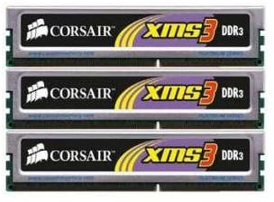 Corsair 6GB (3x2GB) 1600MHz PC3-12800