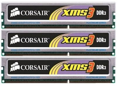 Corsair 3GB (3x1024MB) CL9 1333Mhz XMS3
